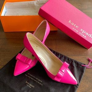 Kate Spade Janira Pink Patent Pumps